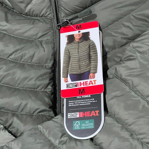 32 Degrees Ladies' Lightweight Down Jacket - Size Medium - Picture 3 of 9